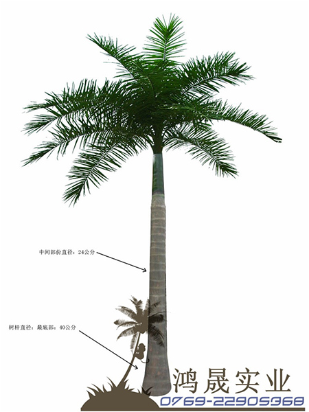 仿真大皇椰子树